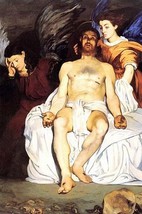 The Death of Christ with Angels by Edouard Manet - Art Print - £16.43 GBP+