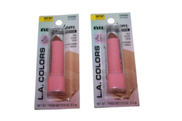 L.A. Colors Nude Glam Lipstick C68986 Oh Teddy Lot Of 2 In Box/New Style - $13.29