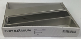 IKEA Ekby Bjarnum 7-1/2&quot; Aluminum Shelf Brackets 22749 - Brand New - $24.74