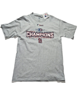 NEW St Louis Cardinals LEE SPORTS Shirt Mens Mediu Gray 2006 World Serie... - $21.28