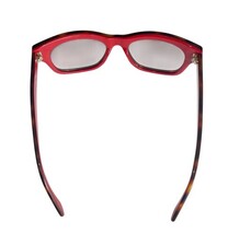 Valentino V656S 240 Red Tortoise Rockstud Sunglasses Italy V Logo image 3