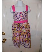 Bonnie Jean Purple Floral/Paisley Dress  Size 7 Girl&#39;s EUC - $363.32 MXN