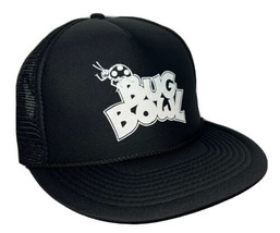 Bug Bowl Hat Cap Snap Back Black Mesh Trucker Purdue University Insects Lady Bug - £15.52 GBP