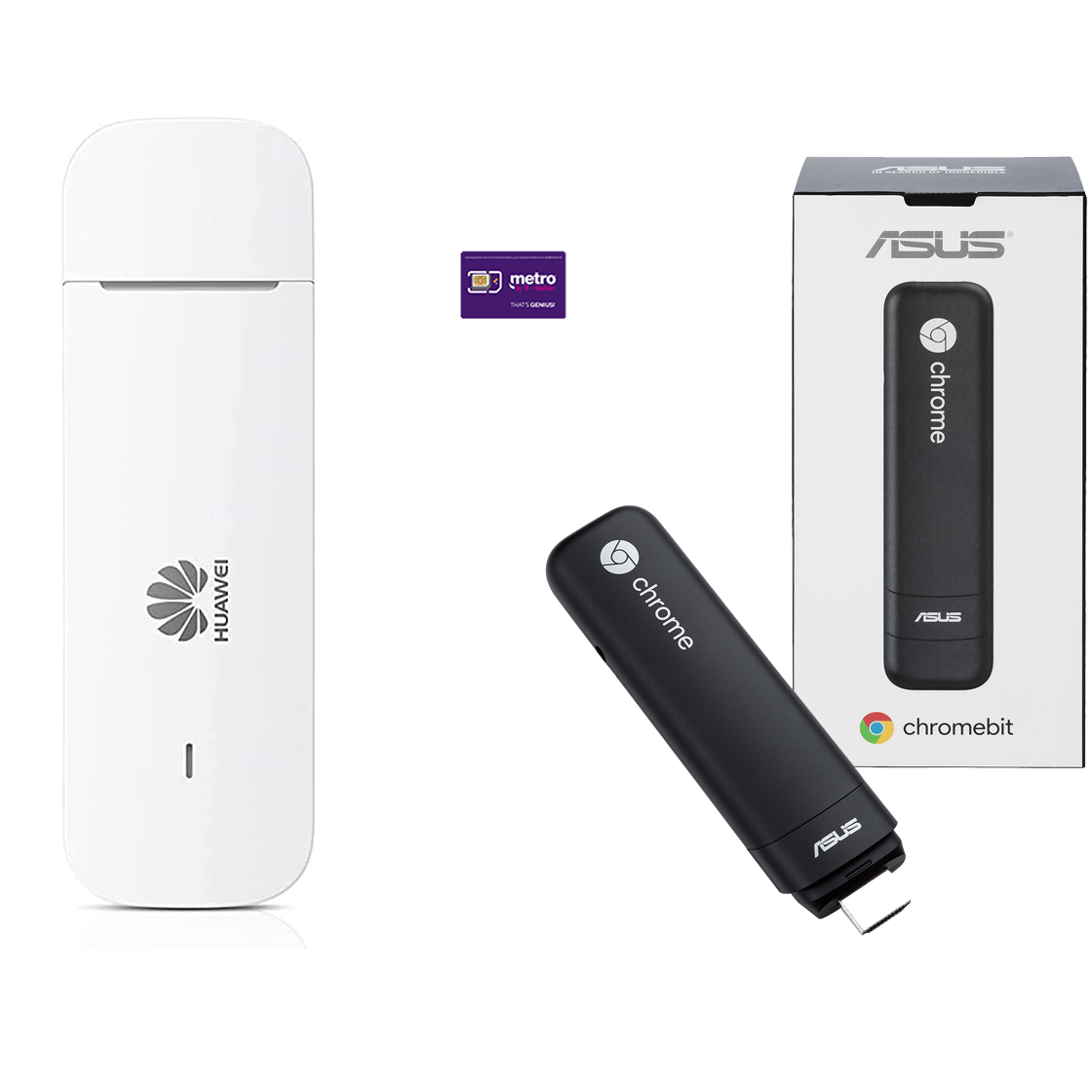 Primary image for Mini PC IoT GSM Modem: Configured Asus Chromebit + Huawei  + 1 Simcard + Gateway