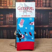Gremlins Style Crew Socks by Geekfuel - Mens Size 10-13 - Christmas, Winter - £7.44 GBP