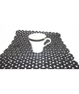 CHRISTOPHER STUART &quot;BLACK DRESS&quot; fine china black edging w gold Coffee T... - $16.40 CAD