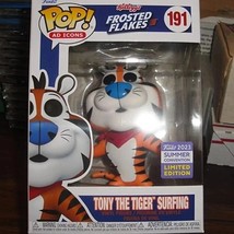 Funko Pop Kellogg&#39;s - Tony the Tiger Surfing 2023 Summer Convention Lmtd. Edtn. - £11.83 GBP