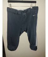 NWOT Nike Team Vapor Pro Football Pants Men&#39;s Tights 845930-061 Gray Whi... - $373.19 MXN