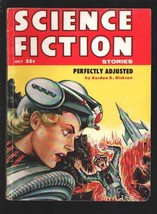 Science Fiction Stories 7/1955-Rocket cover-Pulp tales by Algis Budrys-Milton... - £39.52 GBP