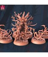 3D Printed STL Miniatures Dark Roots  28 - 32mm War Gaming D&amp;D - €25,39 EUR+