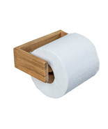 Traditional Solid Teak Wall Mount Toilet Paper Holder - €51,16 EUR