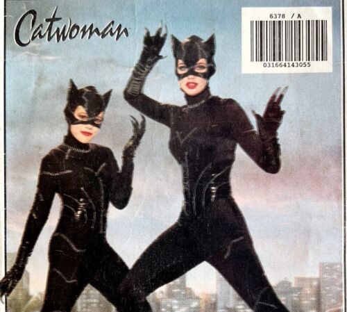 Catwoman Batman Returns Butterick Vintage Sewing 6378 19992 Official Costume C50 - $39.99