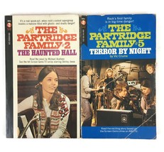 70s Lot Of 2 The Partridge Family Paperback Books Haunted Hall Terror By Night 5 - £11.83 GBP