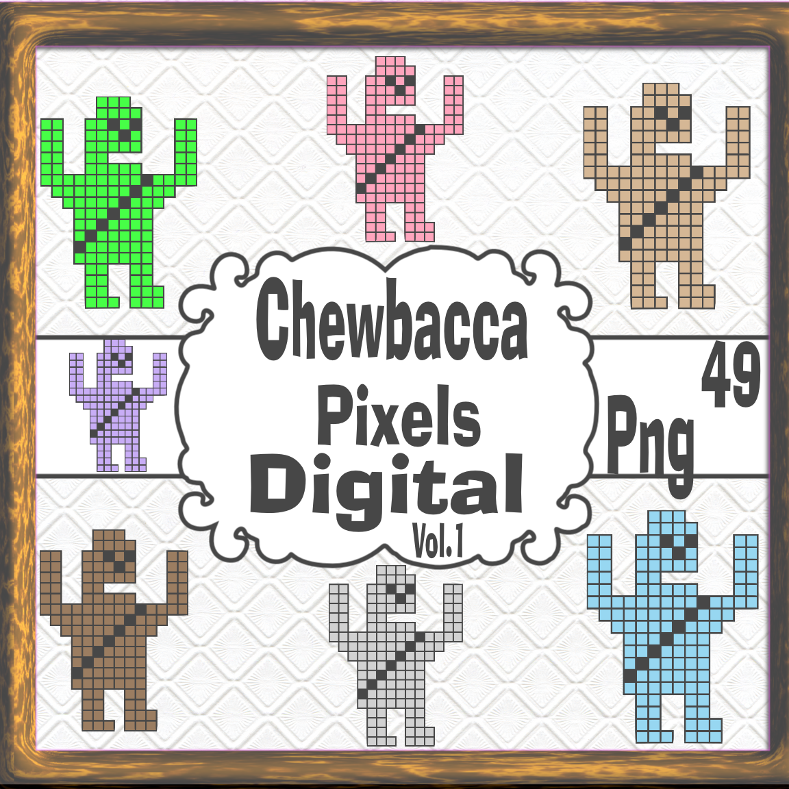 Chewbacca Pixels Digital Vol.1 - $5.00