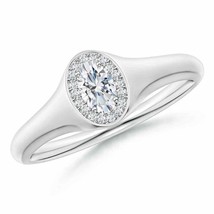 ANGARA Natural Diamond Ring, Girls in 14K Gold Size 3-13 (Grade-GVS2, 0.26 Ctw) - £997.79 GBP