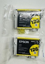 2 Genuine Epson 126 Black Ink Cartridge NX625 WF7010 WF7510 WF7520 WF3520 WF3540 - £22.20 GBP