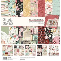 Simple Stories Collection Kit 12&quot;X12&quot;-Simple Vintage Love Story - £32.64 GBP