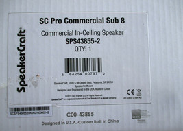 SpeakerCraft SC Pro economically sub8 - 8 &quot;In Ceiling Speaker - £72.18 GBP