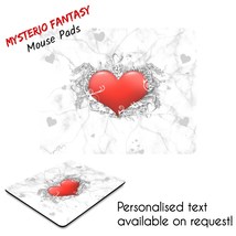 Dragon Heart Artistic Fantasy Inspired Personalised Mouse Pad-Mouse Mat. - £23.78 GBP
