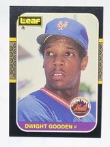Dwight Gooden 1987 Leaf #84 New York Mets MLB Baseball Card - £0.77 GBP
