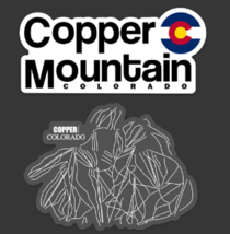 Copper Mountain - Colorado - Ski Resort Stickers - Two (2) Sticker Combo - £8.05 GBP