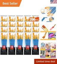 Multi-functional Acrylic Paint Brush Set - 200 Nylon Brushes for Artists - $1,658.38 MXN