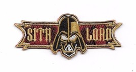 Star Wars, Darth Vader Mask and Sith Lord Logo Embroidered Patch NEW UNUSED - £6.16 GBP