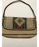 Mare Sole Women&#39;s Handbag Amore Iviza Camel Clutch Handbag NWT - $451.60 MXN