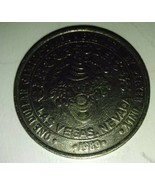 One Dollar Gaming Token Circus Hotel Casino Las Vegas Nevada 1989 Clown ... - $13.97