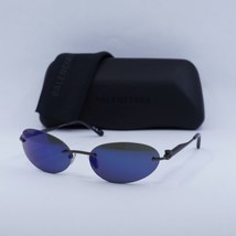 Balenciaga BB0179S 003 Dark Grey/Blue 59-15-145 Sunglasses New Authentic - $304.08