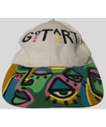 Got Art White Artists Eyes Lips Abstract Strapback Women&#39;s Hat Cap One Size - $9.71