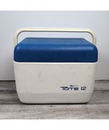 Vintage Gott Tote 12 Sports Cooler Model 1811/12 Blue Lid - $28.02