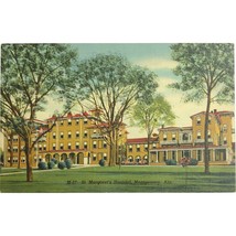 Vintage Postcard, St. Margaret&#39;s Hospital, Montgomery, Alabama - £7.85 GBP