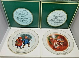 Vintage 1981 and 1983 Avon Christmas Collector Plates - £10.95 GBP