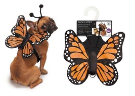 Butterfly Wing Dog Costume 3D Glow In The Dark Functional Harness Monarch Insect - £22.17 GBP