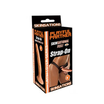 Skinsations Latin Lover Series Playful Partner Strap On Dildo With Harness 8&amp;quo - $48.95