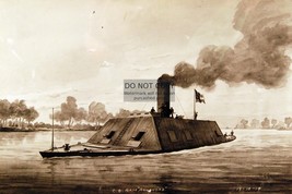 CSS ARKANSAS CONFEDERATE CIVIL WAR IRON CLAD NAVY STEAM SHIP 4X6 PHOTO P... - £6.80 GBP