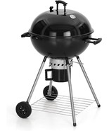 22&#39;&#39; Kettle Charcoal BBQ Grill With Wheels &amp; Ash Catcher for Outdoor Pic... - $233.53