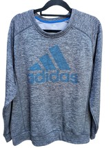 Adidas Sweatshirt XL Mens Pullover Long Sleeve Crew Neck Climawarm Winter Fall - £15.70 GBP