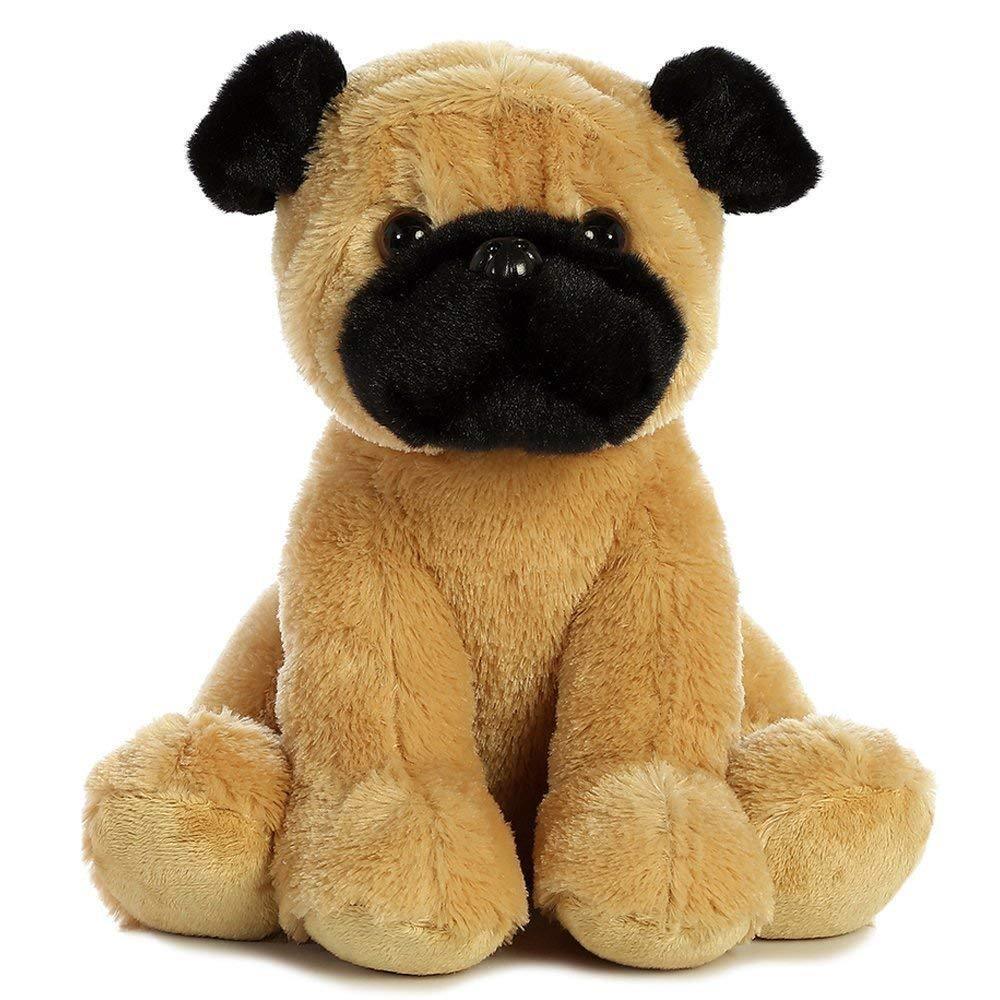 PUGSTER Pug Puppy Dog Stuffed Animal Plush, 11" Tall - £27.32 GBP