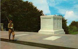 Tomb of the Unknown Soldiers Arlington National Cemetery VA Postcard PC557 - £3.97 GBP