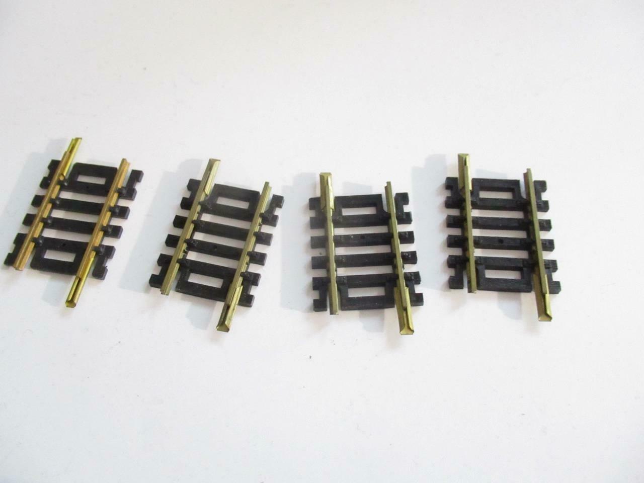 HO VINTAGE TRACK-  4 SECTIONS 1 1/2&quot; BRASS STRAIGHTS - NEW- S31UU - $3.29