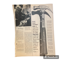 True Temper Rocket Hammer Print Ad Norge Refrigerator May 11 1962 Frame ... - $8.87