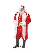 The Real Black Santa Standee Stand Up Christmas Decoration Cardboard Hol... - $49.45