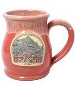 Zion National Park Utah John Deneen Pottery Belly Coffee Mug Adobe Coral... - $54.95