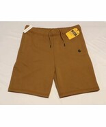 Carhartt Men&#39;s Midweight Fleece Shorts Pockets Relaxed Fit Brown Large - $35.77 CAD