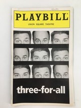 1997 Playbill Union Square Theatre Steven Baruch in Tricicle&#39;s Three-For-All - £22.42 GBP
