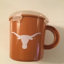 NCAA Texas Longhorns mug soup 23.5 oz lid MRL Sports new - £9.50 GBP