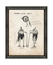 Star Wars Sy Snootles Patent Print Old Look with Black Wood Frame - $24.95+