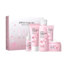Skin Care Set JAPAN SAKURA Women Beauty Gift Sets Skin Care Kit with Cleanser To - £31.11 GBP